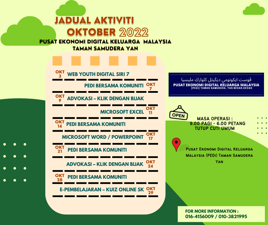 Pusat-Ekonomi-Digital-Keluarga-Malaysia-PEDi-Taman-Samudera-Yan